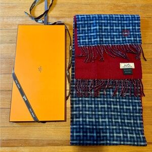 Hermes cashmere scarf new with box